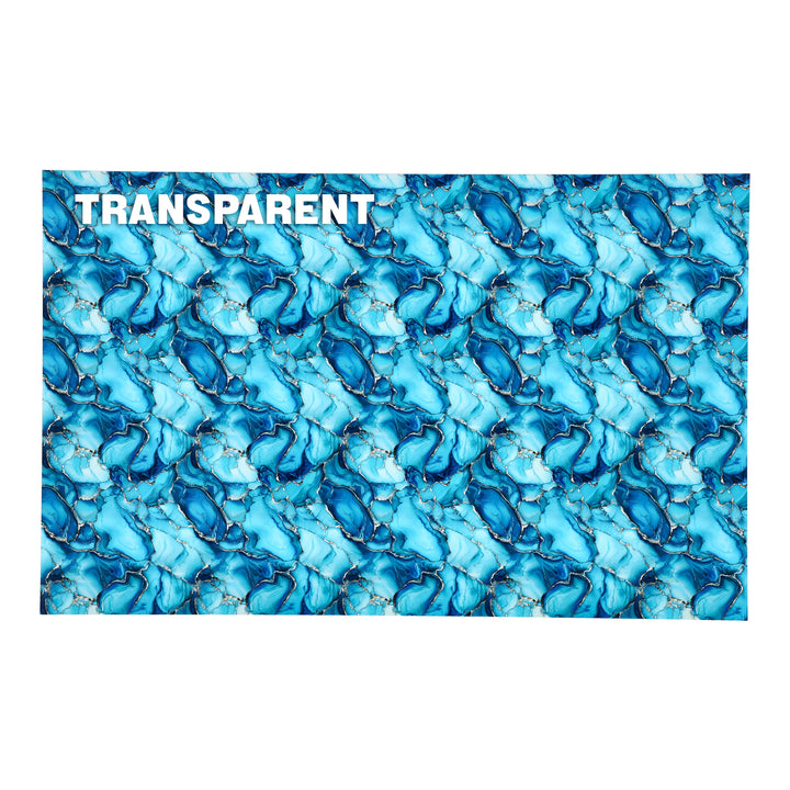 PatternPly® Transparent Sky Blue and Silver Ink