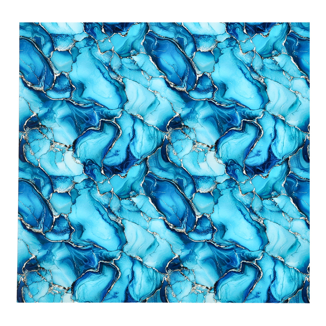 PatternPly® Transparent Sky Blue and Silver Ink