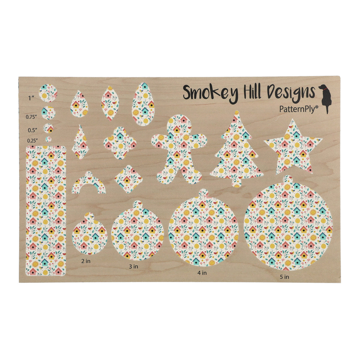 PatternPly® Transparent Sunny Birdhouses product photo 3
