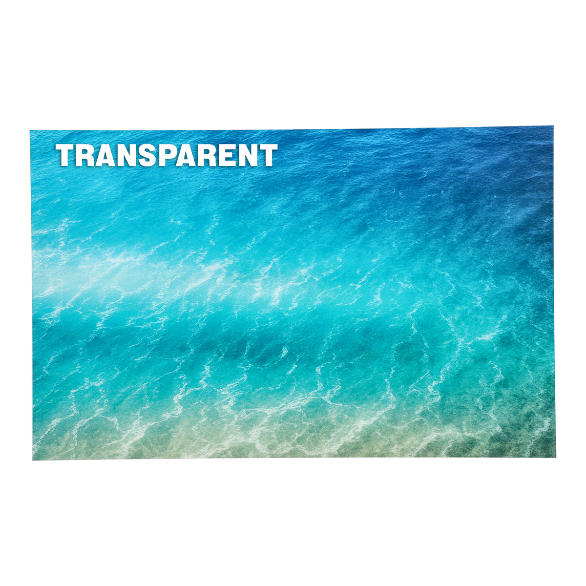 PatternPly® Transparent Ocean Water sheet showing the pattern