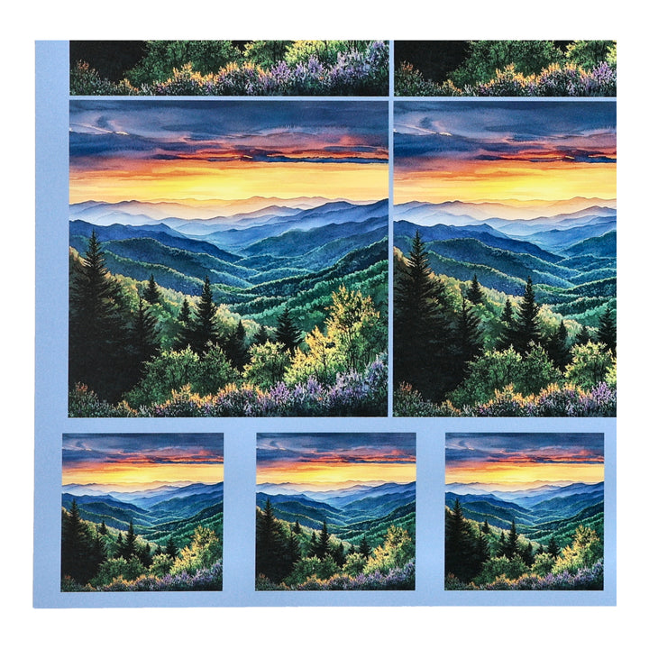 PatternPly® Transparent Mountain Horizon Two Sizes
