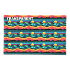 PatternPly® Transparent Synth Sunrise sheet showing the pattern