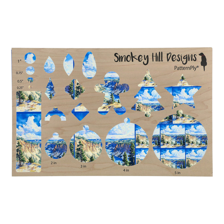 PatternPly® Transparent Yellowstone Gorge Three Sizes