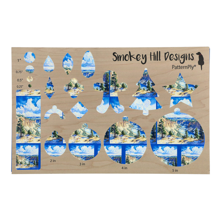 PatternPly® Transparent Yellowstone Gorge Two Sizes