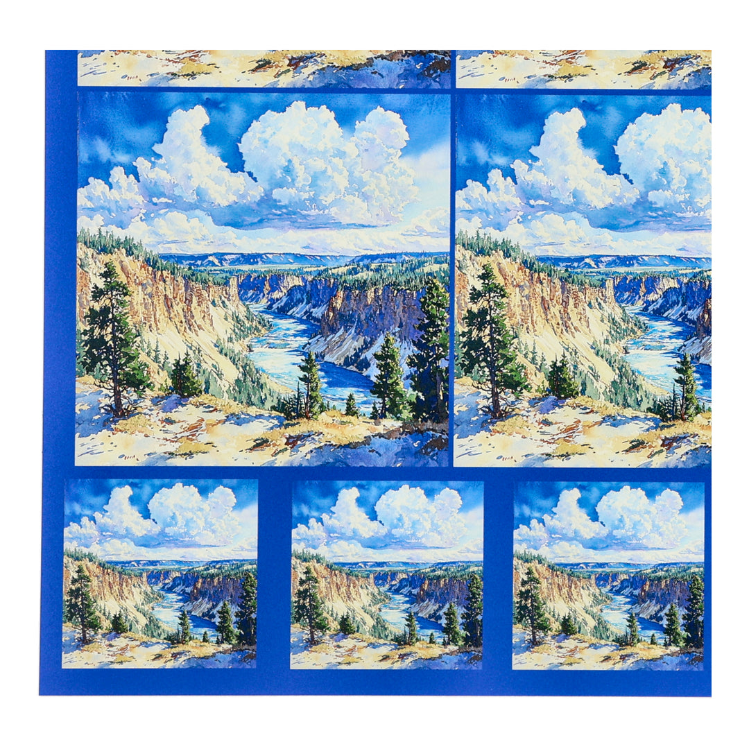 PatternPly® Transparent Yellowstone Gorge Two Sizes