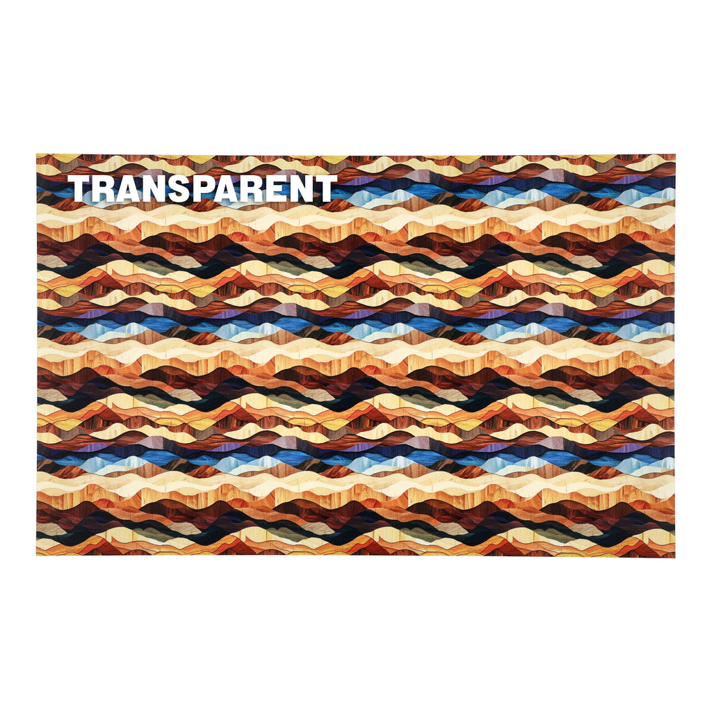 PatternPly® Transparent Wooden Hills sheet showing the pattern