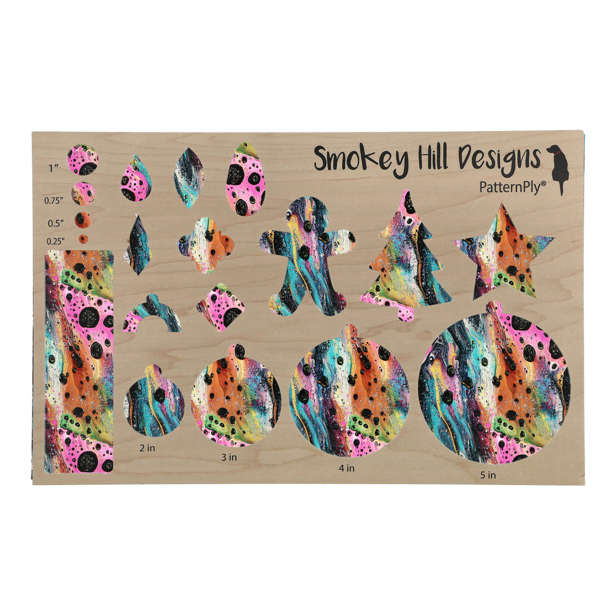 PatternPly® Transparent Abstract Fish product photo 3