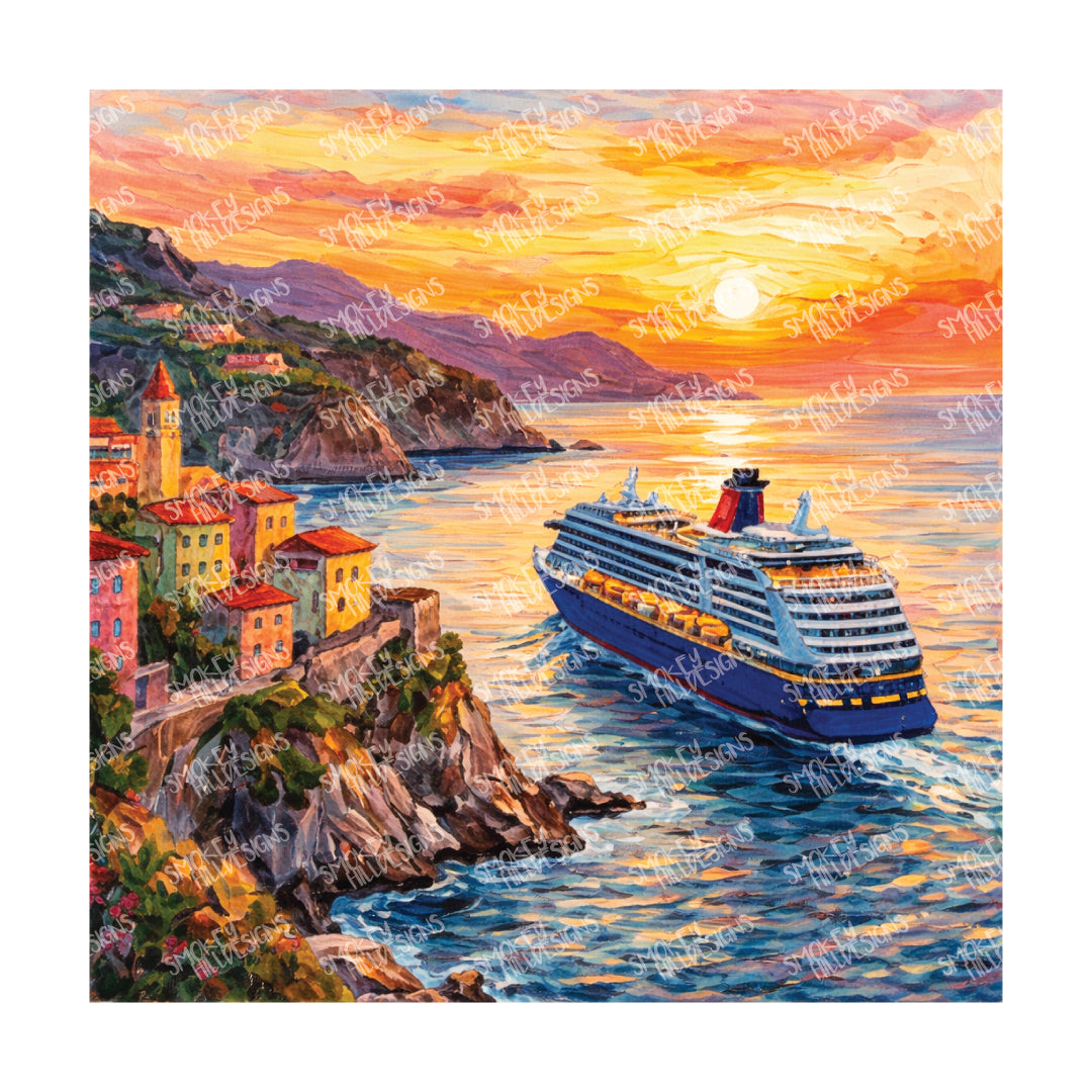 PatternPly® Transparent Travel Series Volume 1 Cruise Life 20 art scene artwork