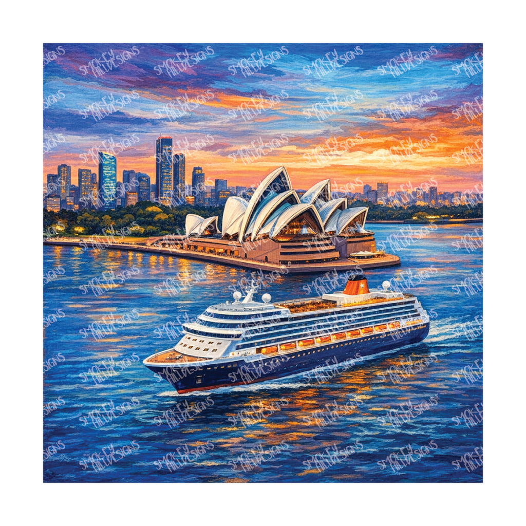 PatternPly® Transparent Travel Series Volume 1 Cruise Life 28 art scene artwork