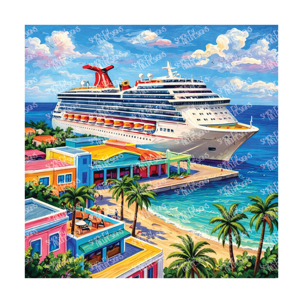 PatternPly® Transparent Travel Series Volume 1 Cruise Life 4 art scene artwork