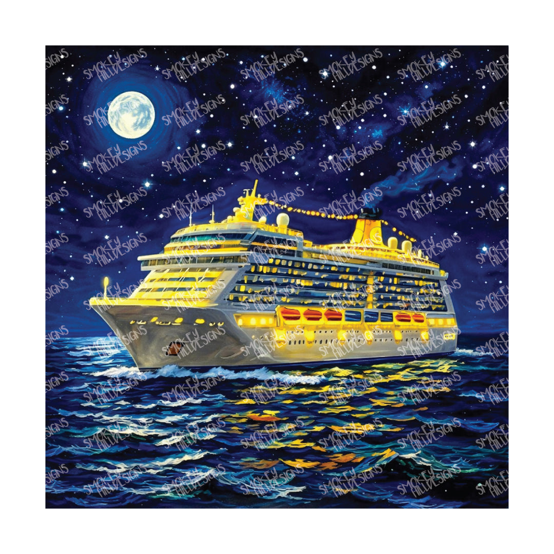 PatternPly® Full Coverage Travel Series Volume 1 Cruise Life 6 art scene artwork