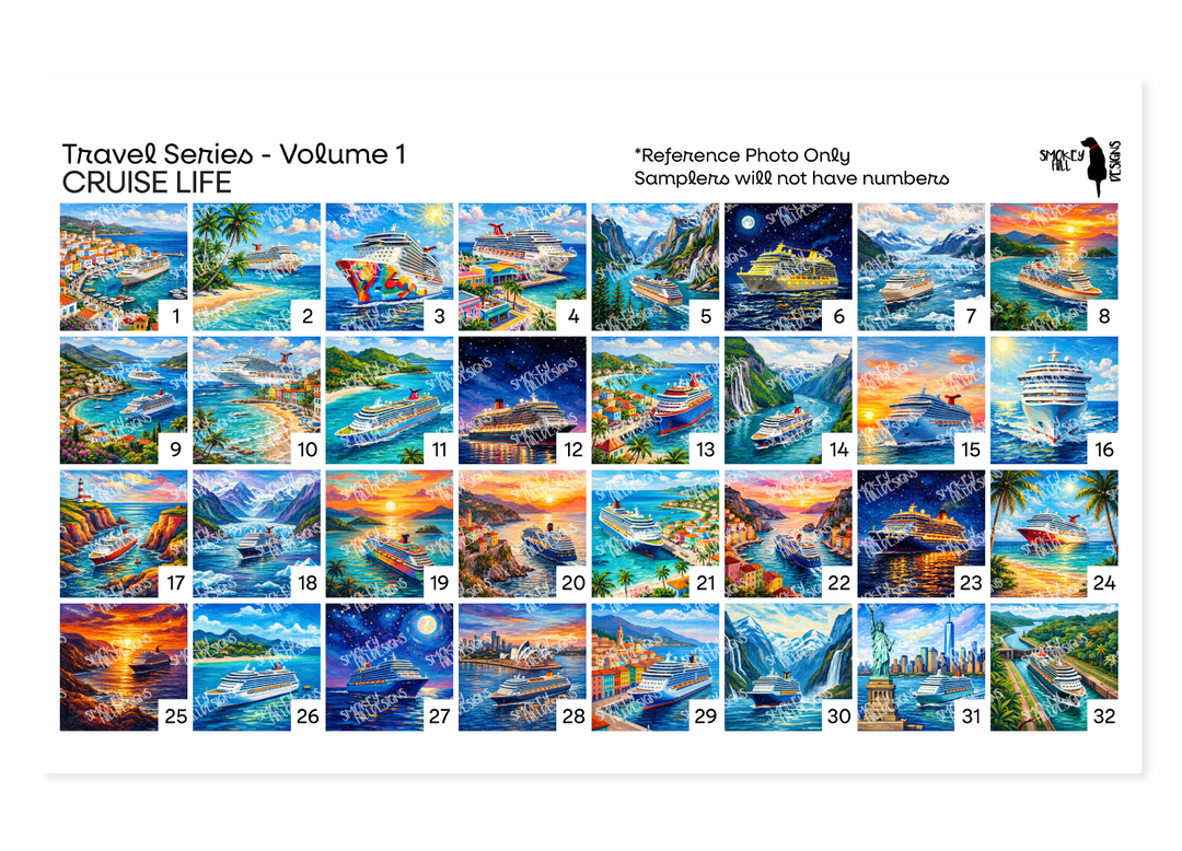 PatternPly®  Transparent Travel Volume 1 Cruise Life Sampler