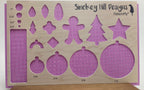 PatternPly® Full Coverage Trellis Squares Pink product photo 2