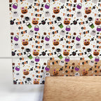 PatternPly® Scattered Trick or Treat sheet showing the pattern