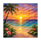 PatternPly® Transparent Tropical Series Volume 1 Island Escape 14 art scene artwork