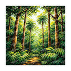 PatternPly® Transparent Tropical Series Volume 1 Island Escape 17 art scene artwork