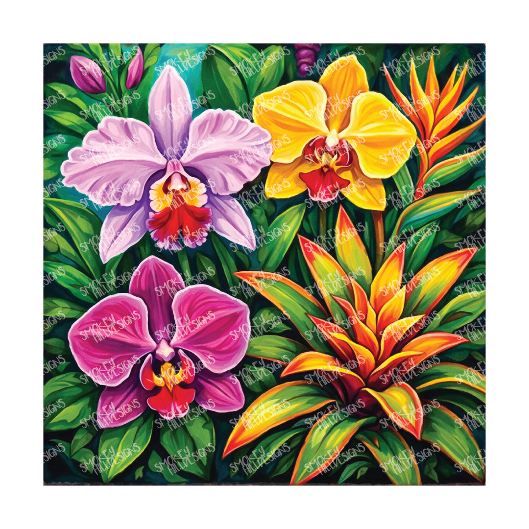 PatternPly® Transparent Tropical Series Volume 1 Island Escape 19 art scene artwork