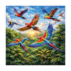 PatternPly® Transparent Tropical Series Volume 1 Island Escape 24 art scene artwork