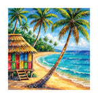 PatternPly® Transparent Tropical Series Volume 1 Island Escape 8 art scene artwork