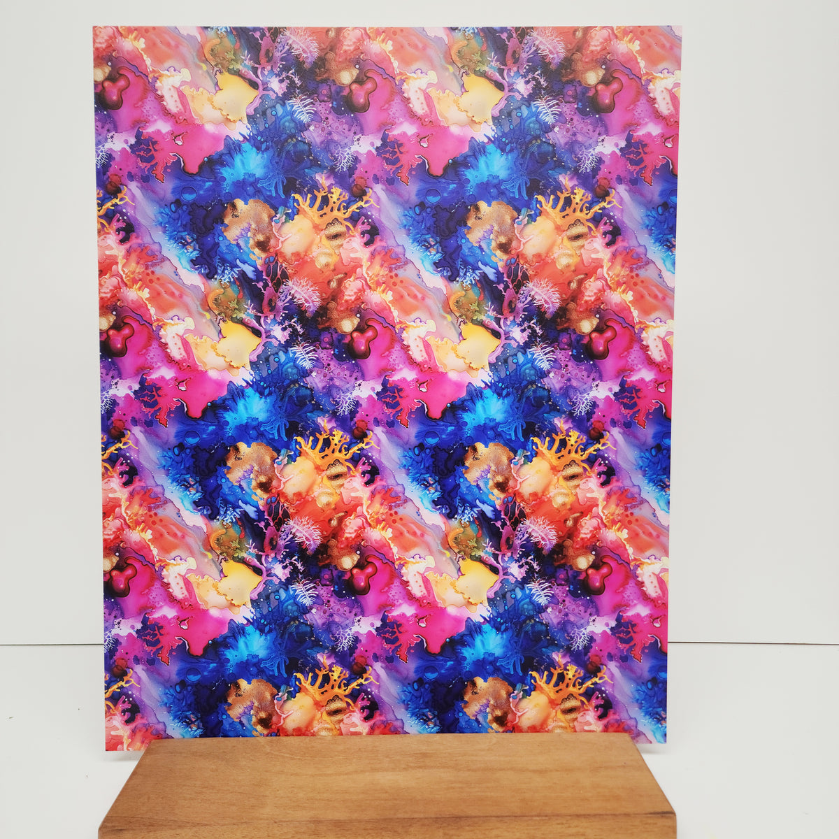 PatternPly® 19x24" Tropical Ink XL Scale sheet showing the pattern