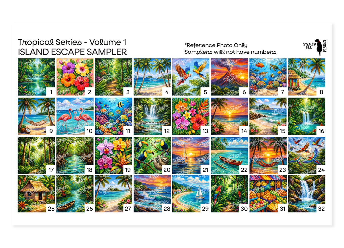 PatternPly® Full Coverage Tropical Series Volume 1 Island Escape Sampler product photo 3