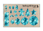 PatternPly® Transparent Turquoise Watercolor product photo 3