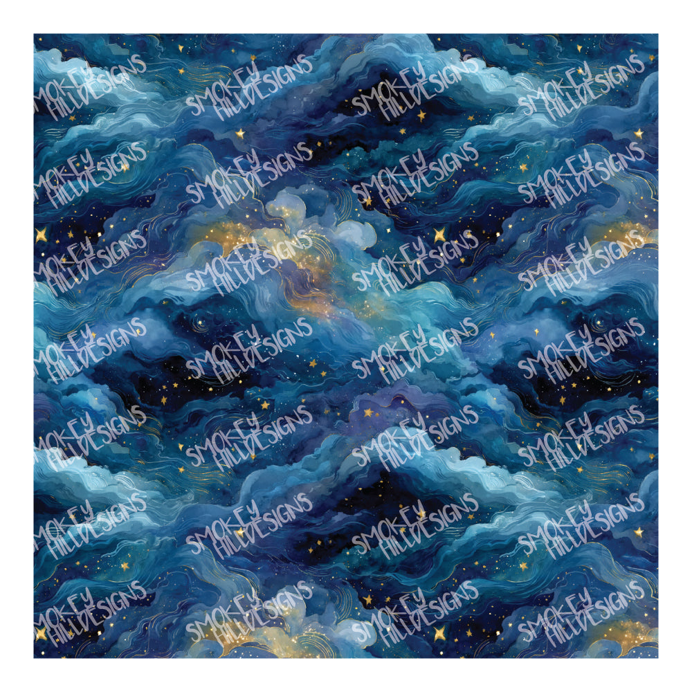 PatternPly® Transparent Twinkling Clouds