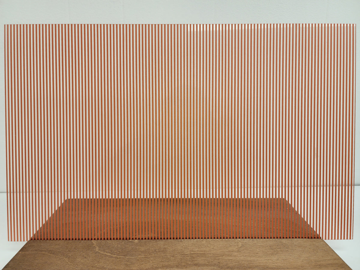 PatternPly® Scattered Vertical Stripes ORANGE product photo 3