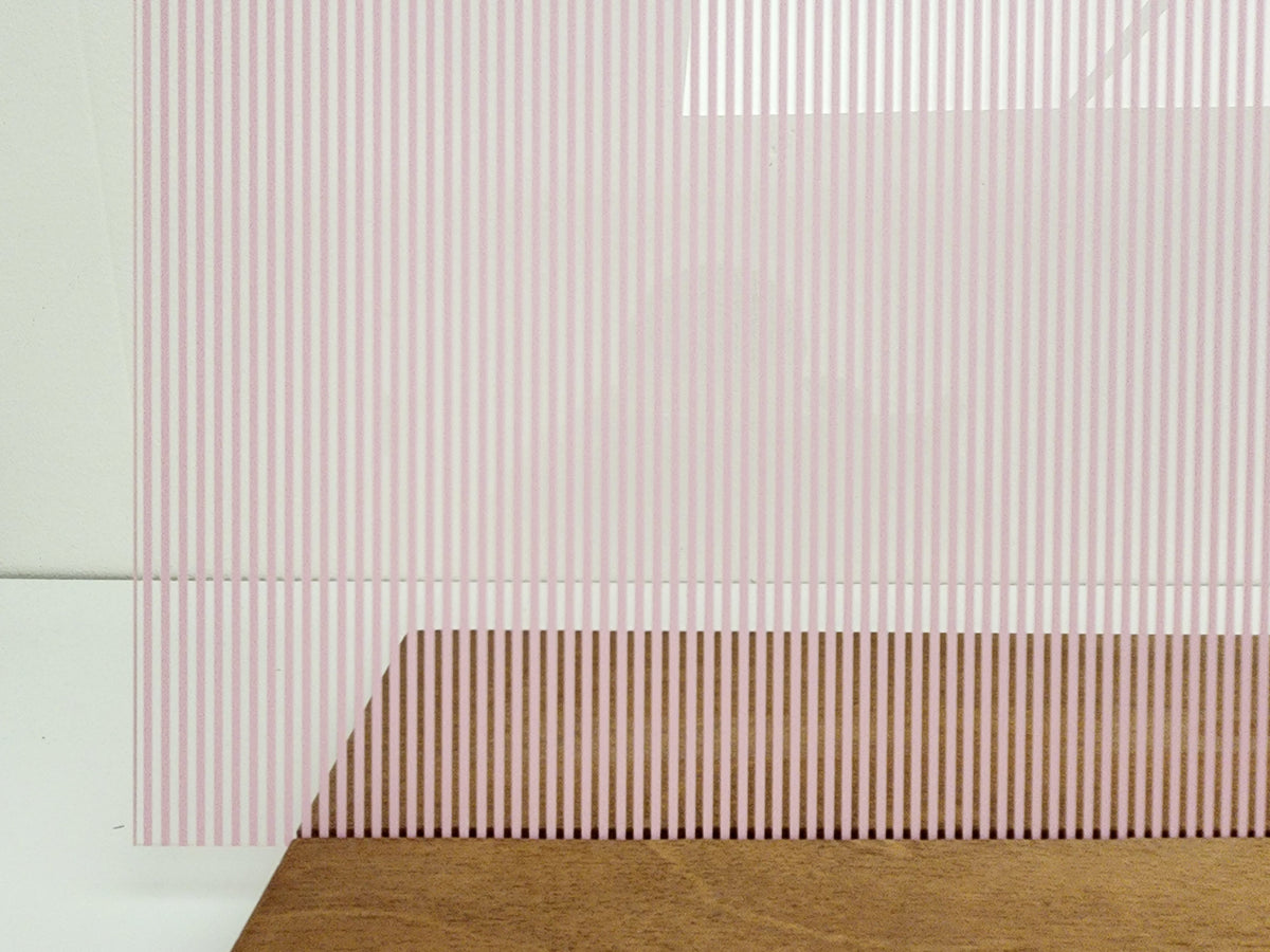 PatternPly® Scattered Vertical Stripes LIGHT PINK sheet showing the pattern