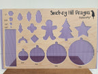 PatternPly® Scattered Vertical Stripes PURPLE product photo 2