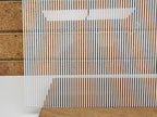 PatternPly® Scattered Vertical Stripes WHITE sheet showing the pattern