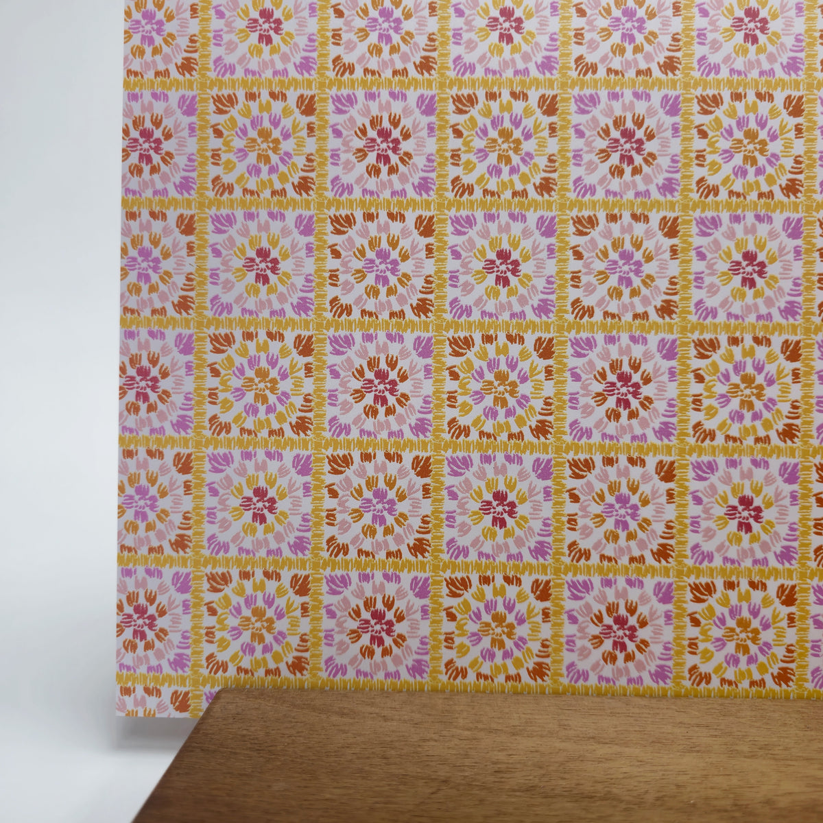 PatternPly® Full Coverage Vibrant Quilt sheet showing the pattern