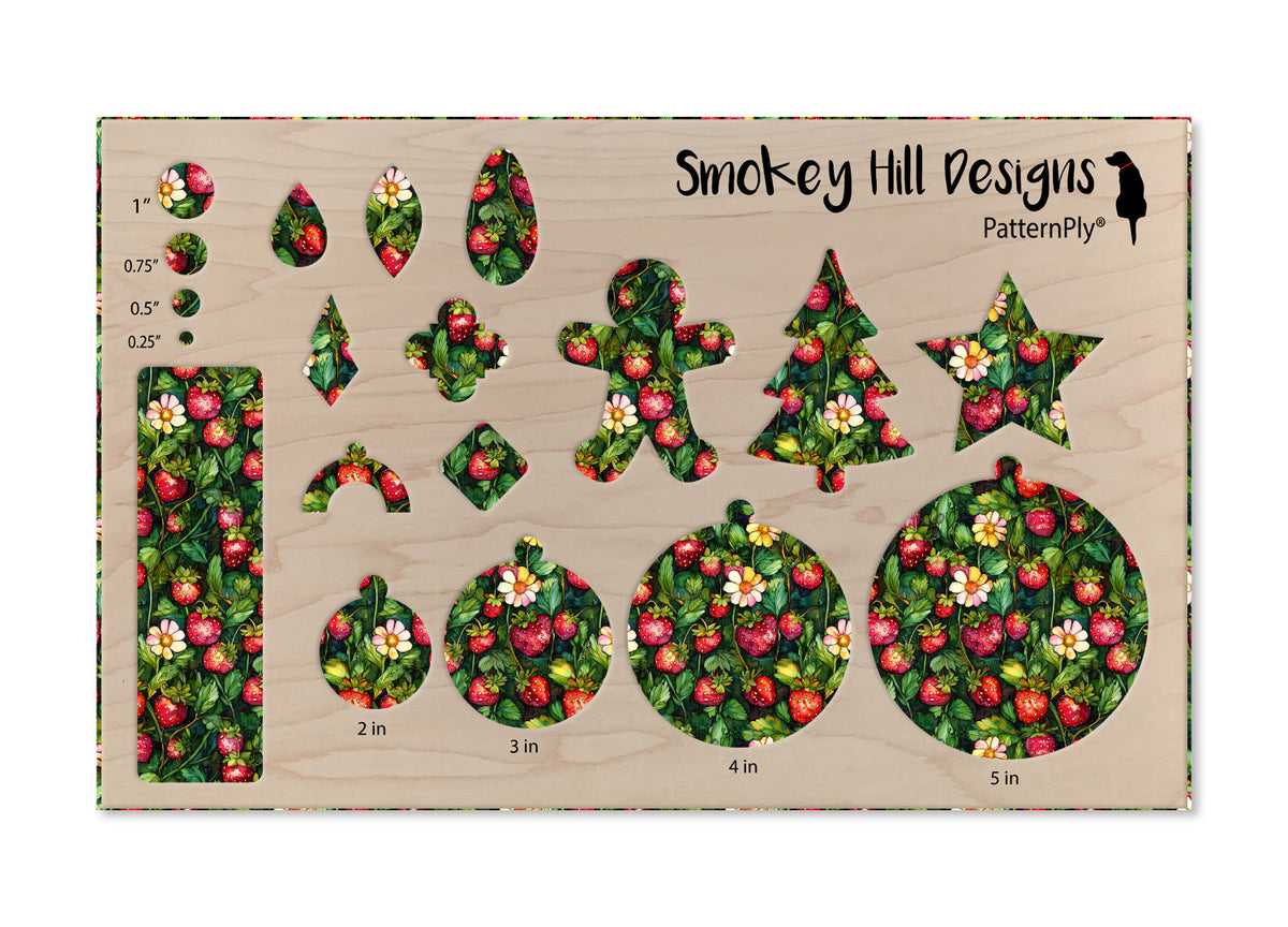 PatternPly® Full Coverage Vintage Strawberry Plants product photo 3