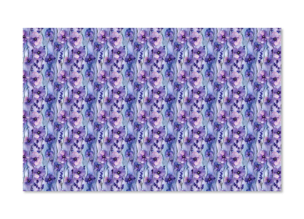 PatternPly® Full Coverage Violet Pressed Flowers product photo 2