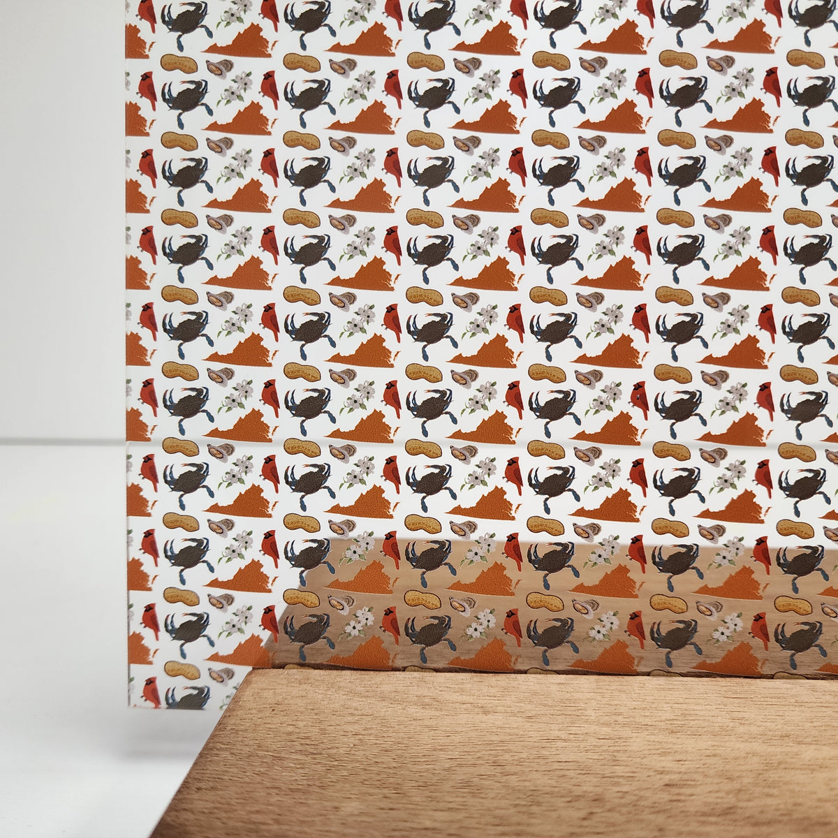 PatternPly® Scattered Virginia Icons sheet showing the pattern