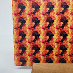 PatternPly® Full Coverage Mini Warm Ink Blossoms sheet showing the pattern