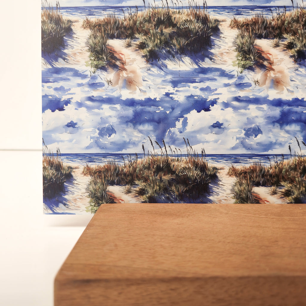 PatternPly® Full Coverage Dunes and Blue Skies Large sheet showing the pattern