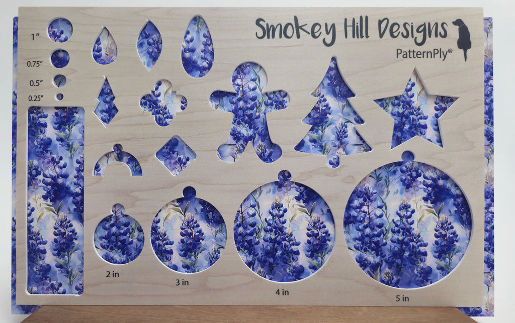 PatternPly® Full Coverage Watercolor Bluebonnets product photo 2