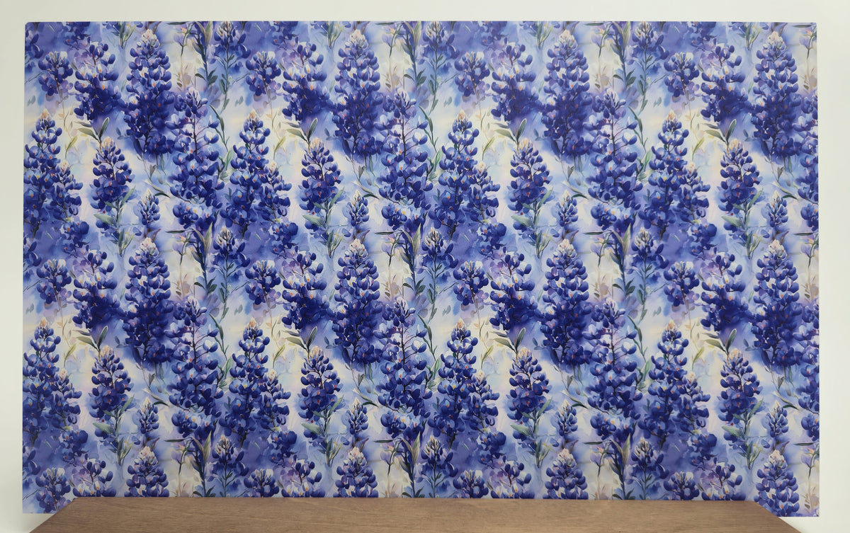 PatternPly® Full Coverage Watercolor Bluebonnets product photo 3