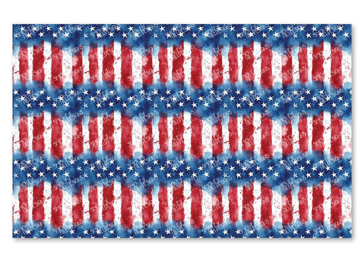 PatternPly® Full Coverage Watercolor Flag Stripes VERTICAL product photo 2