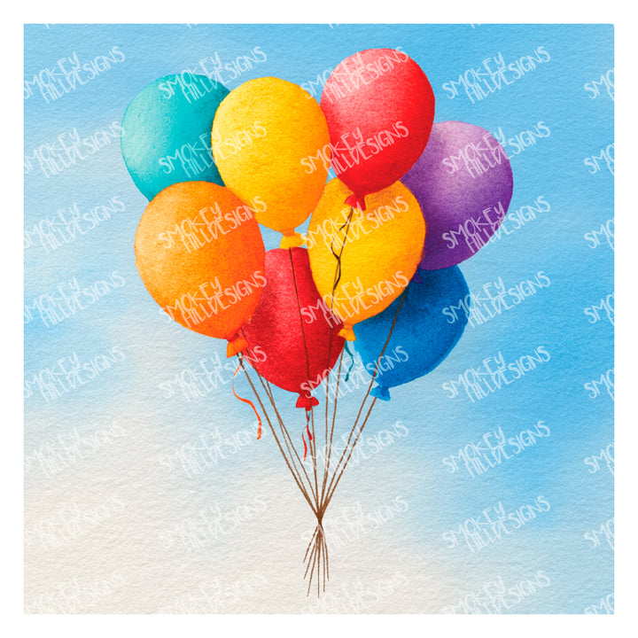 PatternPly® Transparent Watercolor Birthday