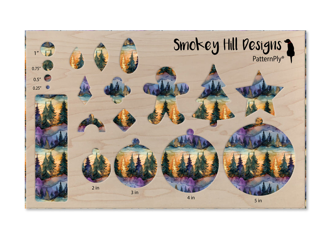 PatternPly® Transparent Watercolor Forest