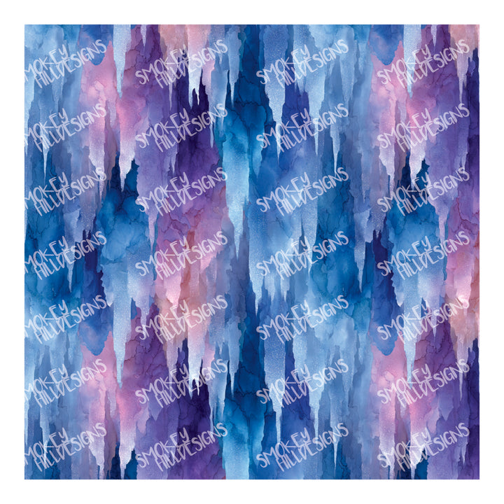 PatternPly® Transparent Watercolor Icicles