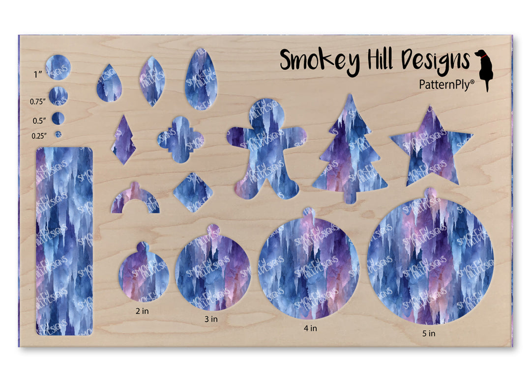 PatternPly® Transparent Watercolor Icicles