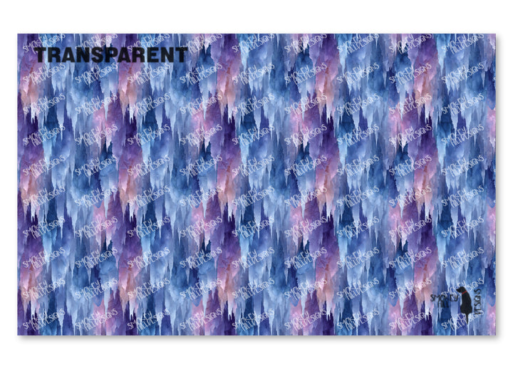 PatternPly® Transparent Watercolor Icicles