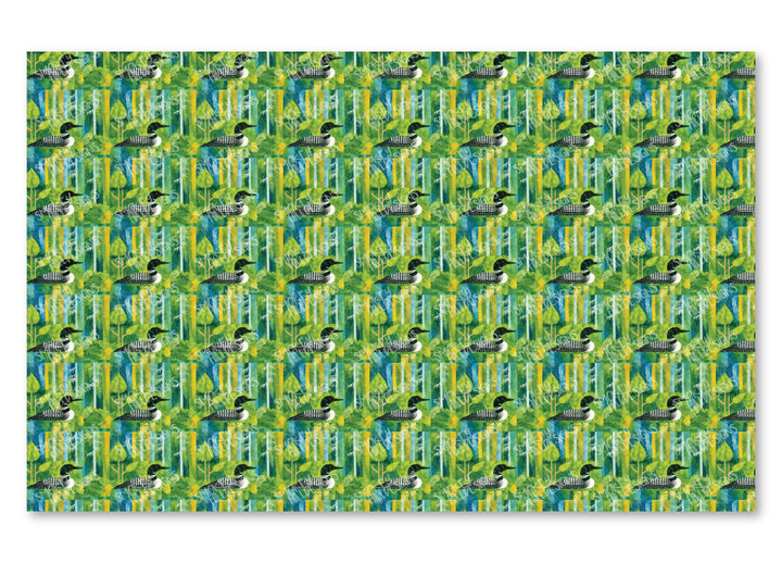 PatternPly® Full Coverage Watercolor Loon Small
