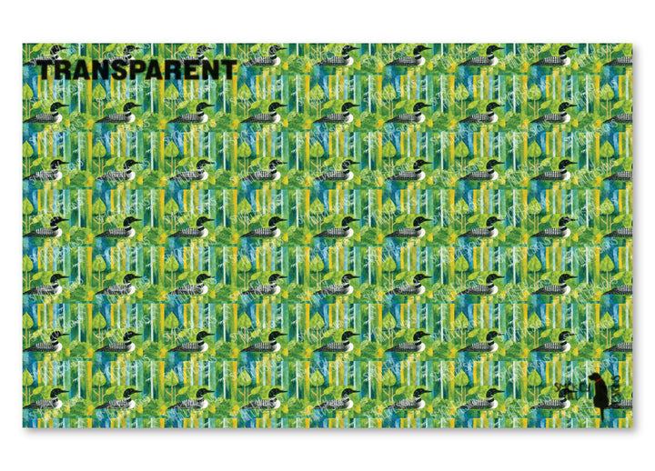 PatternPly® Transparent Watercolor Loon Small