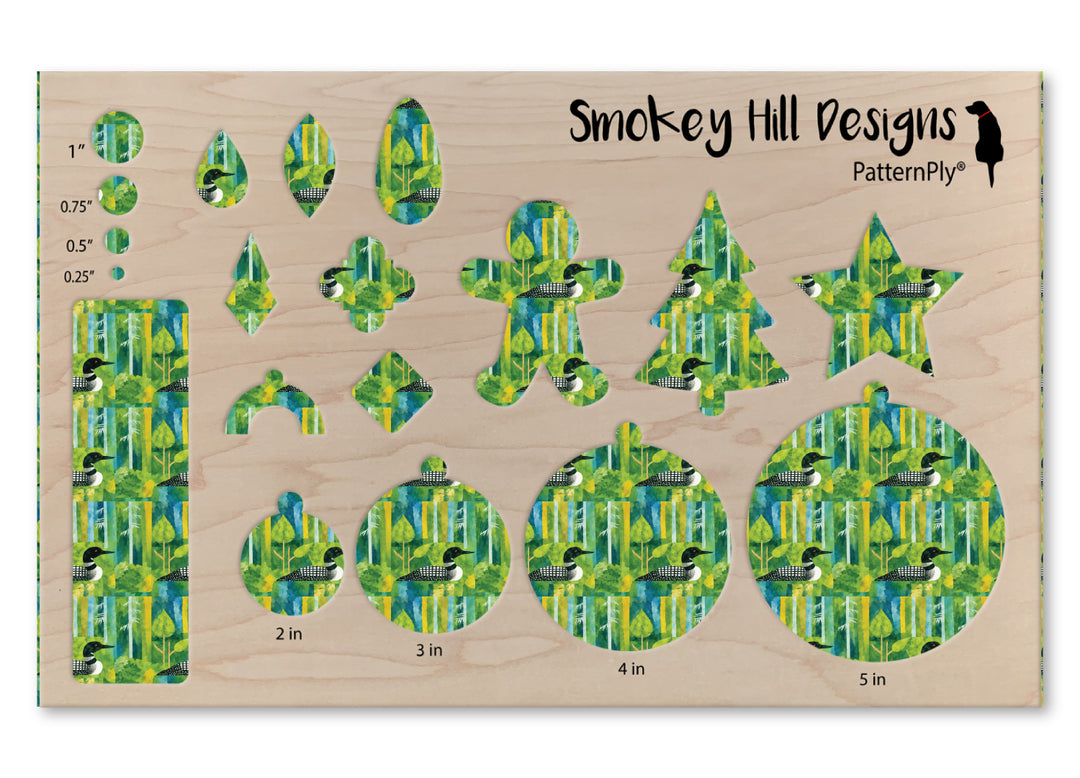 PatternPly® Full Coverage Watercolor Loon Small