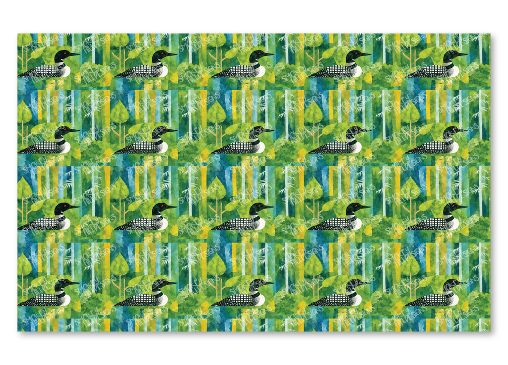 PatternPly® Full Coverage Watercolor Loon product photo 2