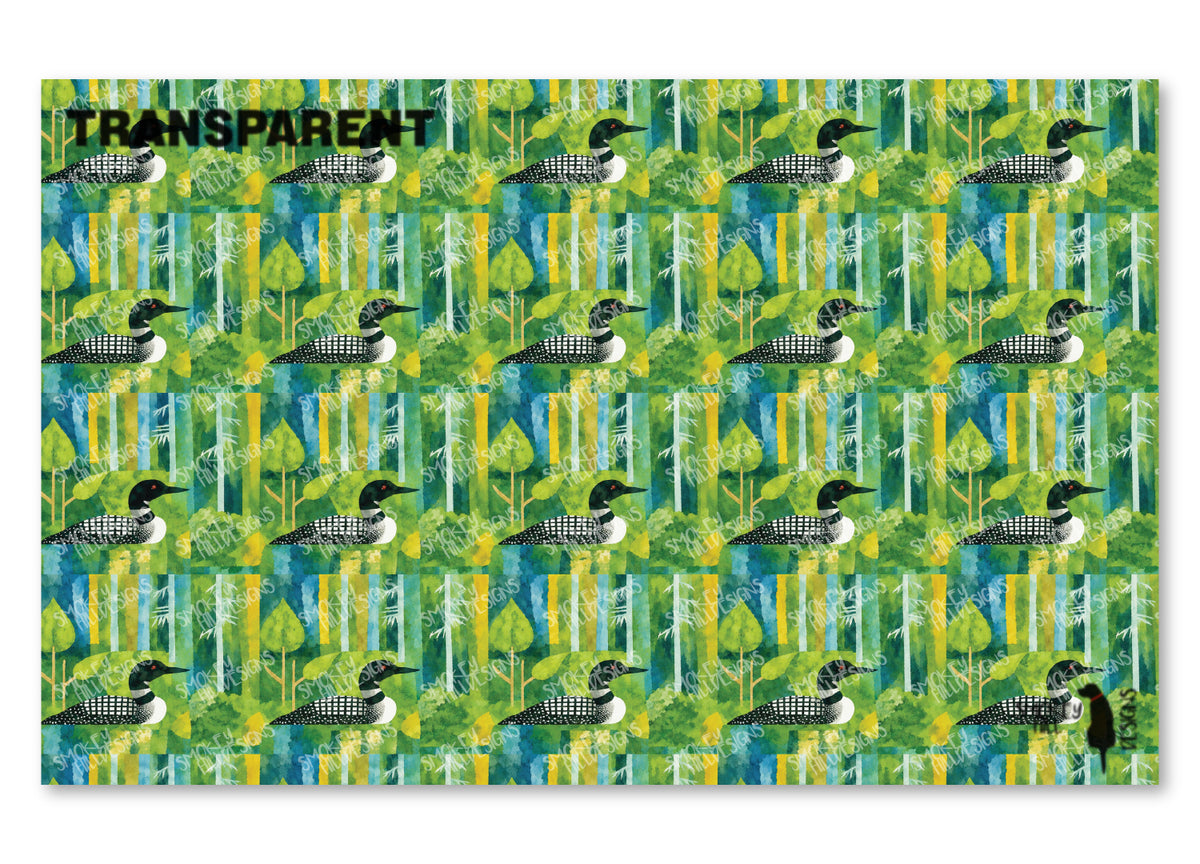 PatternPly® Transparent Watercolor Loon product photo 2